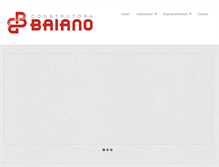 Tablet Screenshot of construtorabaiano.com.br